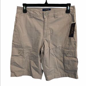 Polo Ralph Lauren Bomber short for kids in gray color. NWT